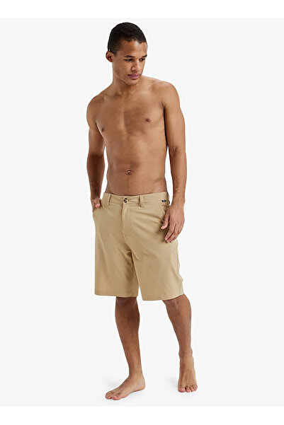 Quiksilver EQYHY03881 UNION AMPHIBIAN 20 Bej Normal Bel Standart Kalıp Erkek Şort Mayo