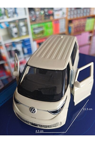 OYUNCAKSAHİLİ Volkswagen ID Buzz 2023 Model 1:36 Ölçek Metal Araba Koleksiyon Demir Minibüs Krm
