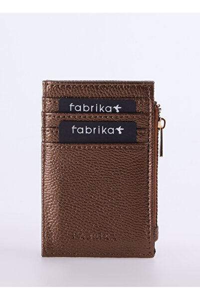 Fabrika Kahve Kadın Kartlık Frk 522 Flt Deri Kahve