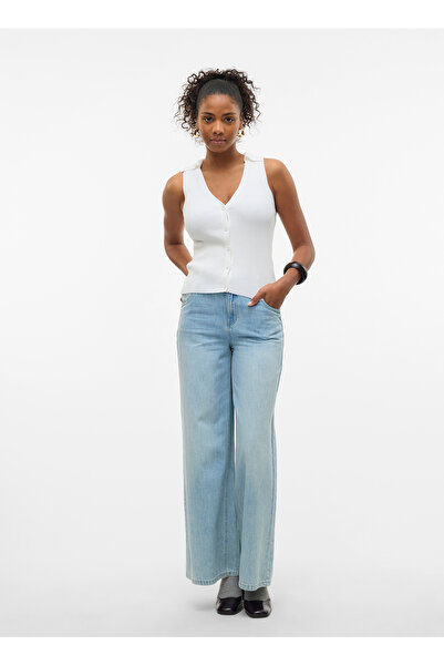 Vero Moda Beyaz Kadın Yelek VMCHIRA SL WAISTCOAT