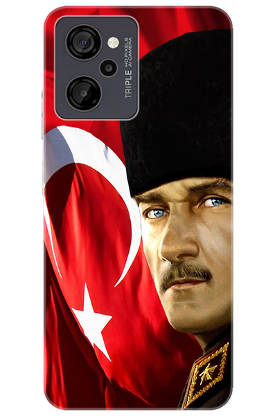 CASPER Via M40 / Via M45 Uyumlu Kılıf Desen Baskılı Silikon Atatürk ve Türk B...