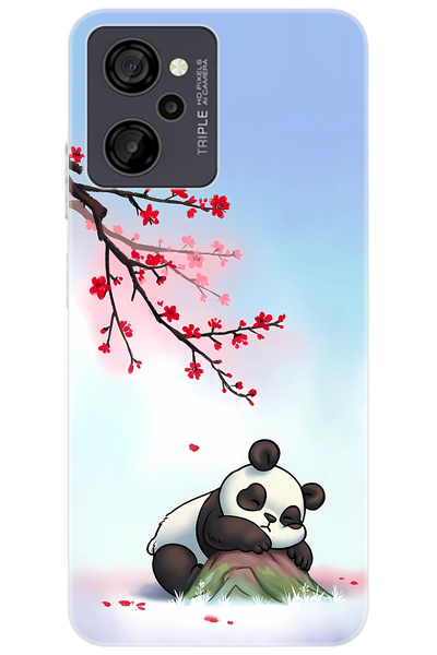 CASPER Via M40 / Via M45 Uyumlu Kılıf Desen Baskılı Silikon Uyuyan Panda STK:627 CP-MxIxkT1