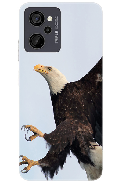 CASPER Via M40 / Via M45 Uyumlu Kılıf Desen Baskılı Silikon Kartal STK:189 CP...