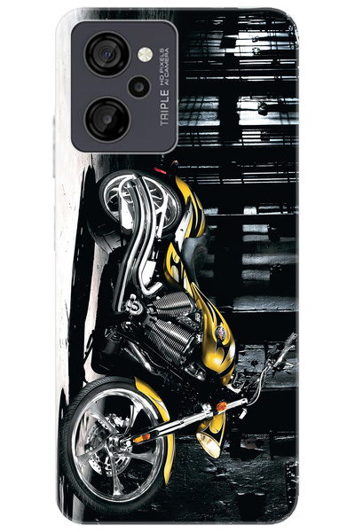 CASPER Via M40 / Via M45 Uyumlu Kılıf Desen Baskılı Silikon Motorcycle STK:297 CP-6mXT3sl