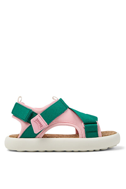 CAMPER Yeşil - Pembe Kız Çocuk Sandalet Pelotas Flota Sandal Kids