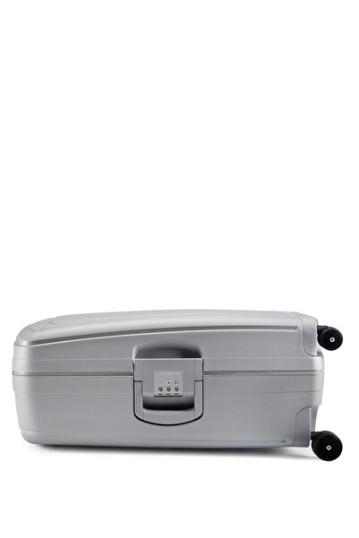 Samsonite Gri Çekçekli Sert Valiz S'CURE-SPINNER 69/25