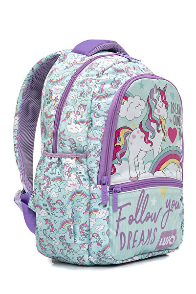 Wia Soft Unicorn Girl's Primary School Bag