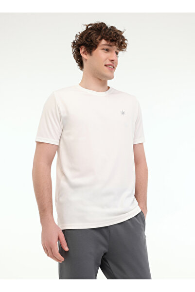 lumberjack Μπλουζάκι Mb Ct100 Pes C T-sh 5fx Kırık Beyaz Erkek Kısa Kol