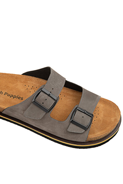 Hush Puppies Smoked Men's Leather Slippers Brasa