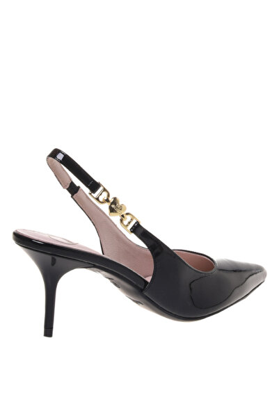 Love Moschino Deri Siyah Kadın Topuklu Ayakkabı JA10487G1M