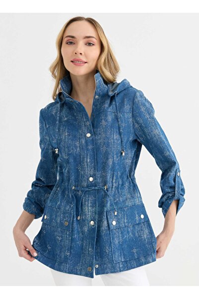 Selen İndigo Kadın Trençkot 25YSL9465