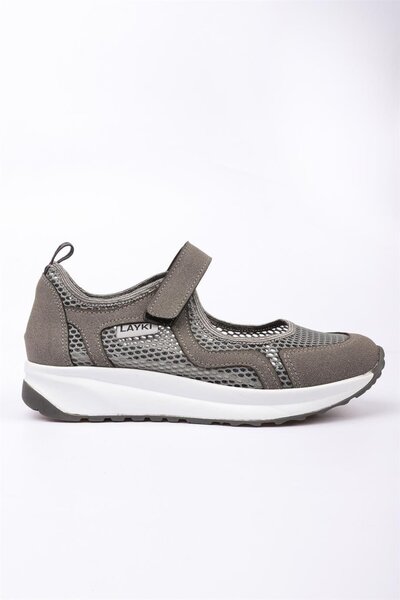 layki Costa Gray Colored Women's Casual Summer Shoes