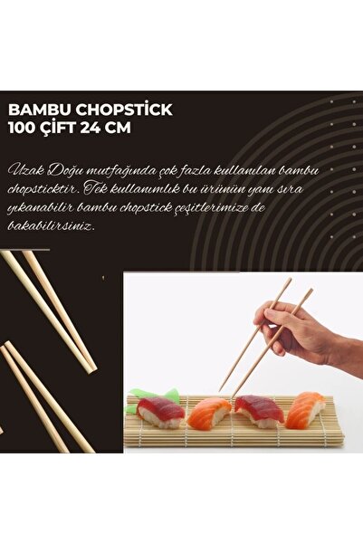 Greatwall Bambu Chopstick 100 Çift 24 cm x30