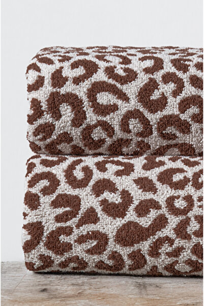 DNZGÜLCAN Набір рушників «Леопард» Набір для лазні – 50x90 і 70x140 см Набір рушників для ванної кімнати