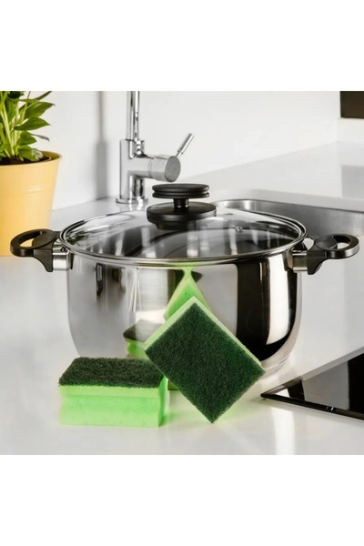 Scotch Brite Anti-Bacterial Classic Nail Saver Heavy Duty Scrub Sponge – 4 Pcs Pack