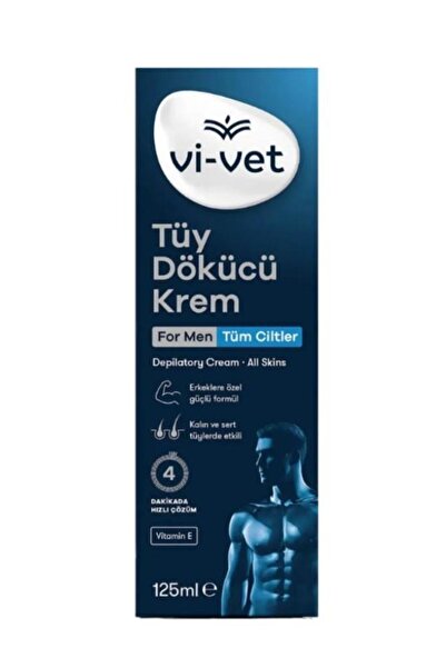 Vi-vet كريم إزالة الشعر للرجال 125 مل.