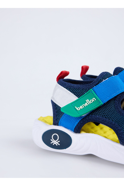 Benetton Navy Blue Girl's Sandals Bn-1406