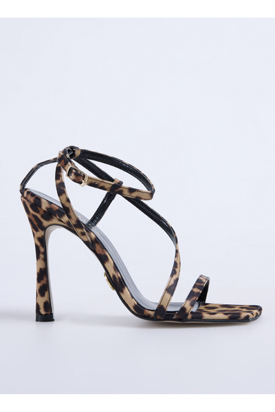 Fabrika Kahve Kadın Stiletto BERTA LEOPAR