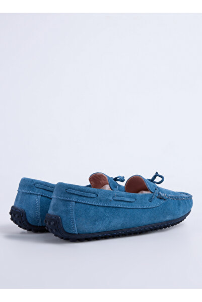 Fabrika Deri Mavi Kadın Loafer D-RARON