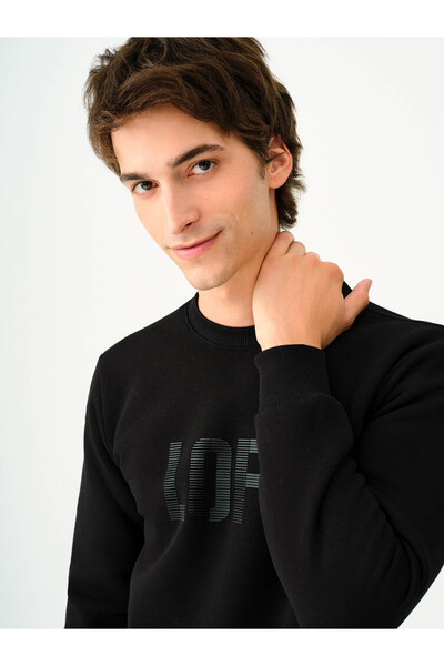 Loft Siyah Erkek Sweatshirt Lf2037363