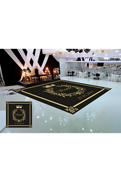 Baskı Madeni 300x300 CM TEK PARÇA & KINA & NİŞAN & SÜNNET DANS PİSTİ