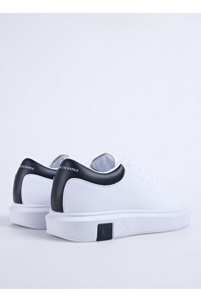 Armani Exchange Logolu Hakiki Deri Sneaker Ayakkabı Erkek AYAKKABI XUX123 XV534 K488