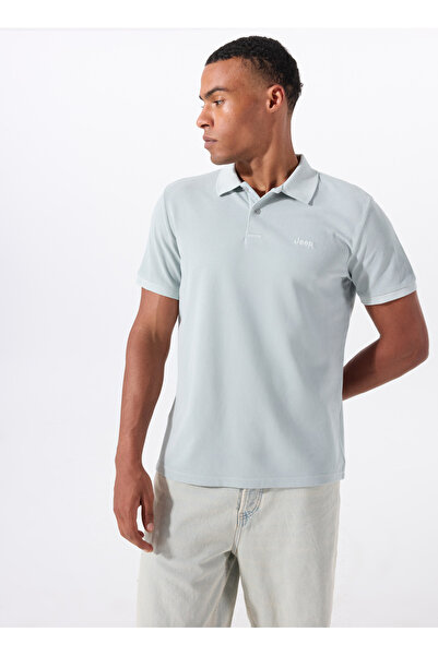 Jeep Gri Erkek Polo Yaka Relaxed Polo T-Shirt J4SM-TST7232