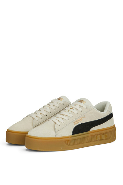 Puma 39194201 Smash Platform v3 SD Krem Kadın Lifestyle Ayakkabı