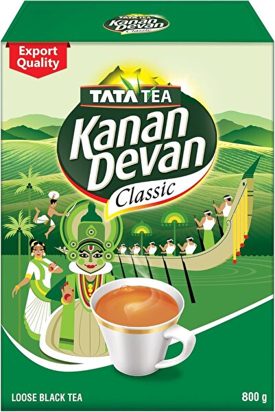 Tata Tea, Kanan Devan Classic, Loose Black Tea, Blended by Experts, 800g, Packet