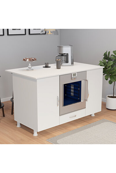 UMGMOBİLYA 145LİK ANKASTRE ADA, MUTFAK ADASI, MUTFAK MASASI, MUTFAK DOLABI, A...