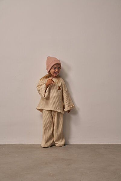 Oh La La Koala For Little Ones Bej Cookie Nakışlı Dökümlü Alt Üst Takım