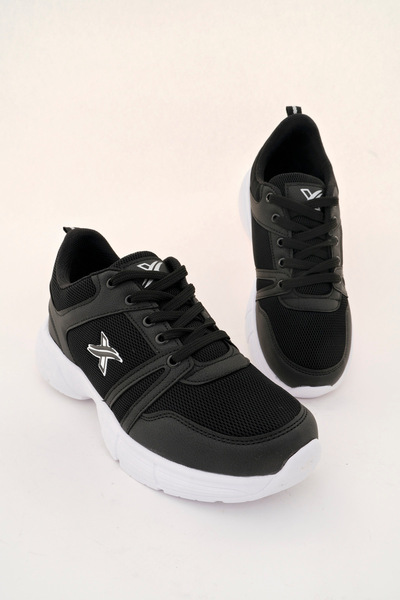 McDark Ανδρικά Μαύρα Λευκά Αθλητικά Παπούτσια Ορθοπεδικά Αθλητικά Παπούτσια για Περπάτημα