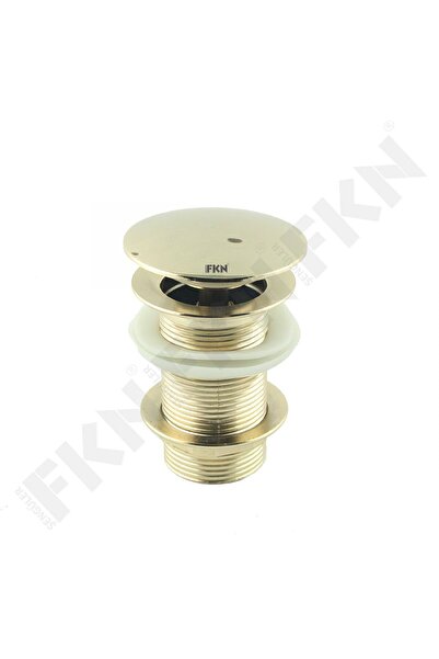 FKN Deliksiz Altın Pop Up Lavabo Süzgeci