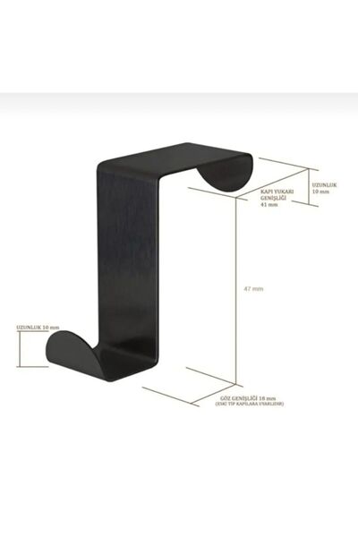VENON 12 Adet BEYAZ Mutfak Dolap Askısı Amerikan Kapı Arkası Askılığı Metal Askı Organizer