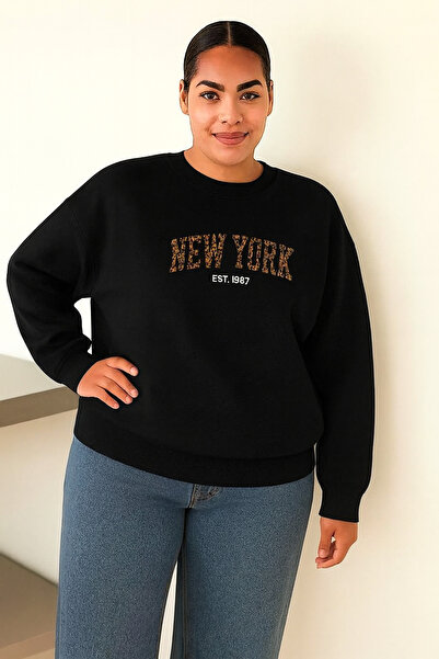 DM DOLCE MORE Hanorac unisex de mărime mare, cu 3 fire, din bumbac pieptănat,...