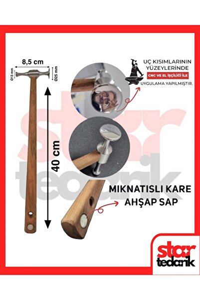 STAR PDR Boyasız Göçük Düzeltme Çekici, Profesyoneller için Özel Üretim | Mıknatıslı, Paslanmaz, Düz Noktalı