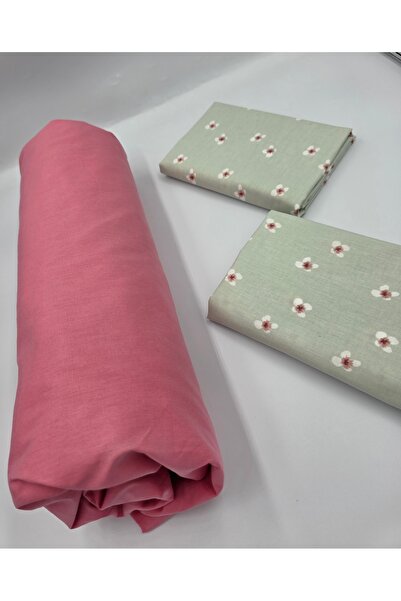 pınarhome collectıon 100% COTTON FABRIC RUBBERED SHEET+PILLOW CASE CORNER DEEP 28-30 CM SOFT FABRIC NEW SEASON