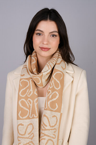 Sebir Moda Πλεκτό κασκόλ με σχέδια