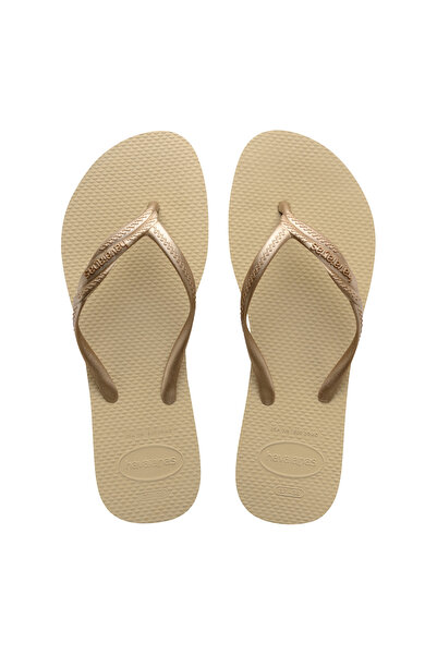 Havaianas Μπεζ γυναικείες παντόφλες παραλίας 4147115