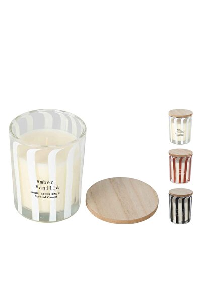 BOYNER EVDE Beyaz Mum Cam Kokulu Mum 200 gr 8x10 cm