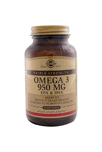 Solgar Omega 3 950 Mg 50 Capsules Fish Oil