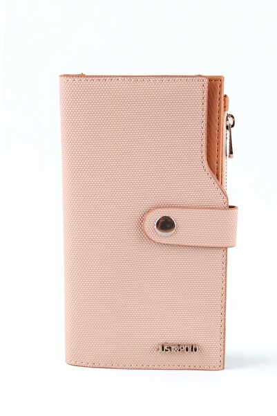 GALB LEATHER Large Size Lakoste Leather Zippered Coin Compartment 20 Card Capacity Women's Wallet LK-1001