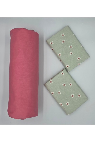 pınarhome collectıon 100% COTTON FABRIC RUBBERED SHEET+PILLOW CASE CORNER DEEP 28-30 CM SOFT FABRIC NEW SEASON