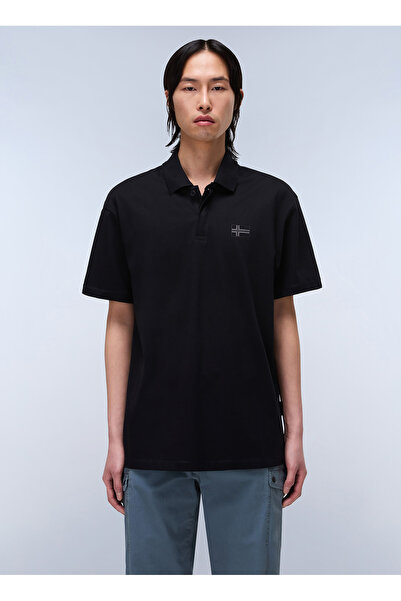 Napapijri Siyah Relaxed Erkek T-shirt