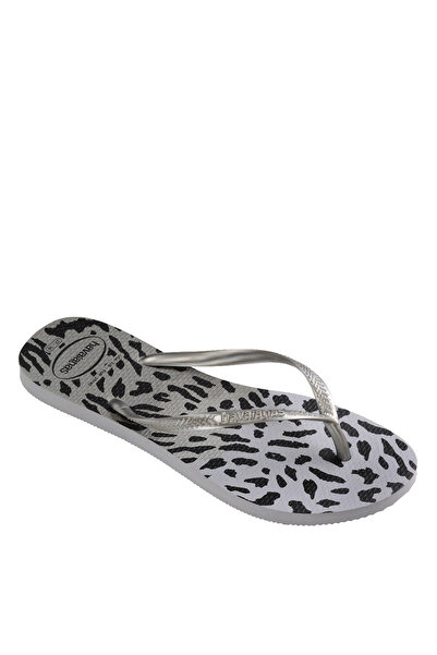 Havaianas Slim Animals Gray Women's Slippers