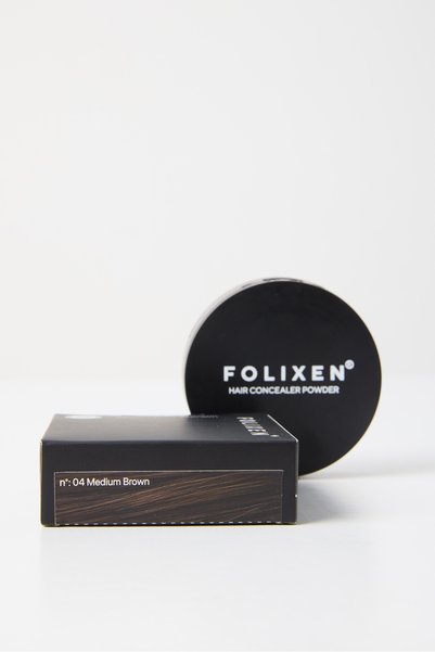 Folixen Waterproof Hair & Beard Concealer Powder – Effective Coverage – White Concealer – Volumizing – Topical