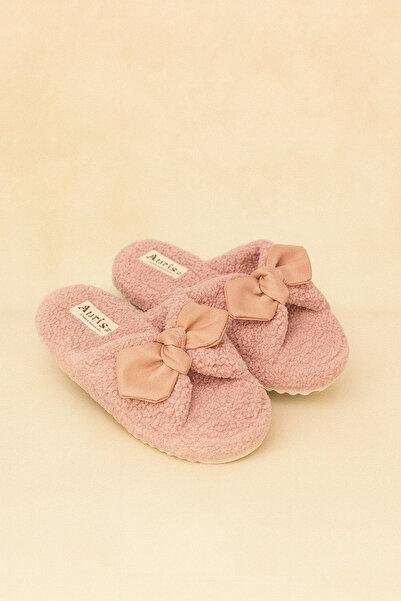 Behtah Kundura Kadın Önü Açık Fiyonklu Lohusa Doğum Sonrası Kaymaz Hafif Taba...