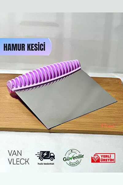 VAN VLECK Stainless Steel Dough Cutting Spatula – Luxury Scraper, Cake Cake Shaping Cutter Apparatus