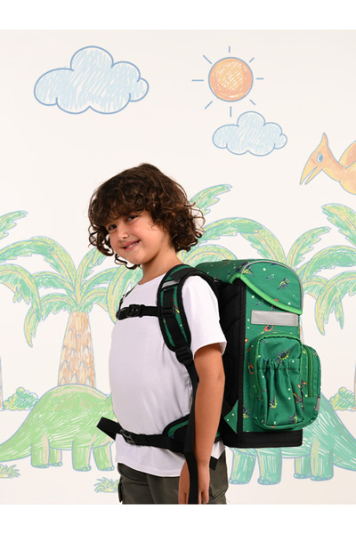 TilkiePack Alman IGR Ergonomik Okul Çantası – Age of Dinosaurs