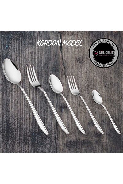 KAVEH Fork Spoon Set 12 Person 60 Piece Cord Model 18/0 Quality
